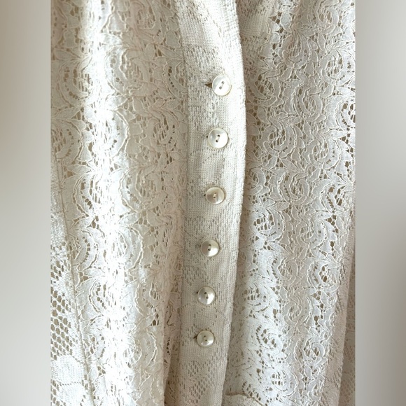 APRIL CORNELL Cotton Lace Sleeveless Tunic | XL - Picture 7 of 9
